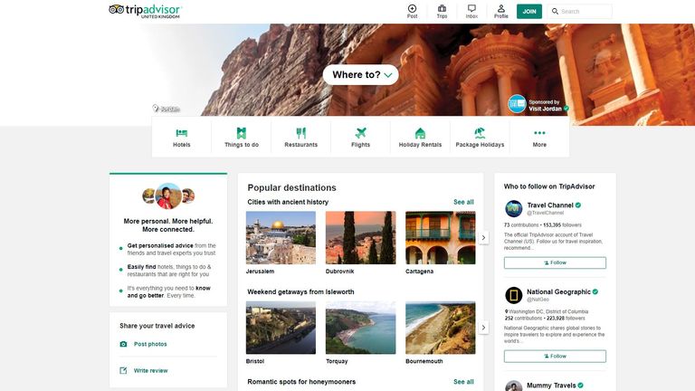 Tripadvisor là nền tảng đánh giá du lịch lớn nhất thế giới